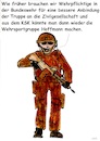 Cartoon: Wehrpflicht (small) by Stefan von Emmerich tagged wehrpflicht,bundeswehr,neonazis,ksk