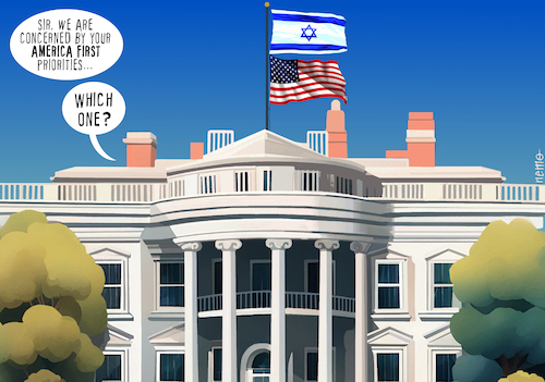 AMERICA BUT ISRAEL FIRST