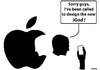 Cartoon: Jobs Goes to God (small) by NEM0 tagged apple,mac,macintoch,steve,jobs,design,computers,phones,communication,communications,telecommunications,media,internet,ipod,iphone,ipad,tablet,igod,tablets,nemo