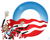 Cartoon: Obama Legacy (small) by NEM0 tagged barack,obama,president,usa,legacy,police,state,divisions,riots,liberal,democrat,democracy,surveillance,obamacare,nobel,peace,prize,wars,nemo,nem0