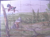 Cartoon: Jagdmotiv   Fliesenmalerei (small) by bvhabenicht tagged fayence,fliesen,malerei,jagd,glasur,zinn
