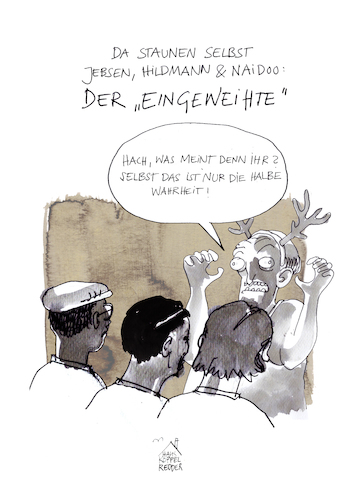 Cartoon: Eingeweiht (medium) by Koppelredder tagged eingeweiht,verschwörung,verschwörungstheorie,verschwörungstheoretiker,paranoia,verfolgungswahn,psychose,attilahildmann,kenjebsen,xaviernaidoo,impfgegner,weltverschwörung,billgates,mikrochips,chemtrails,aluhüte,hirschgeweih,eingeweiht,verschwörung,verschwörungstheorie,verschwörungstheoretiker,paranoia,verfolgungswahn,psychose,attilahildmann,kenjebsen,xaviernaidoo,impfgegner,weltverschwörung,billgates,mikrochips,chemtrails,aluhüte,hirschgeweih