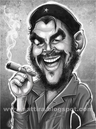Cartoon: Ernesto Guevara (medium) by sattira tagged sattira