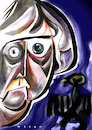 Cartoon: Ängie Merkel (small) by Wesam Khalil tagged cartoon caricature merkel cdu thüringen wahlen annulierungen afd fdp tabus grenzen königin politik allmacht parteien ausgrenzungen landtagswahlen landtag