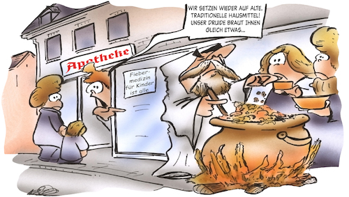 Cartoon: Arzneimittelnotstand (medium) by HSB-Cartoon tagged apotheke,heilkunst,medizin,pillen,doseis,apotheker,pta,heilmittel,druide,heilkräuter,heilungstee,gebräu,gesundheit,krankheit,gesundheitswesen,mediziner,apotheke,heilkunst,medizin,pillen,doseis,apotheker,pta,heilmittel,druide,heilkräuter,heilungstee,gebräu,gesundheit,krankheit,gesundheitswesen,mediziner