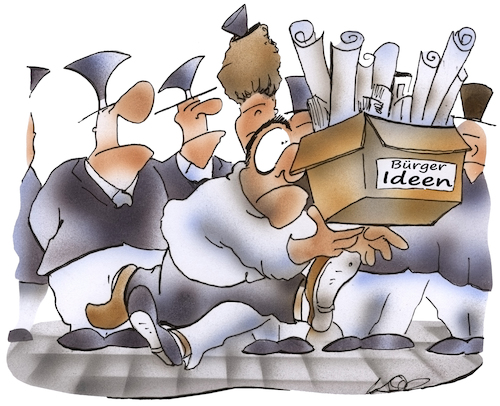 Cartoon: Bürgerideen (medium) by HSB-Cartoon tagged bürgerinitiative,bürger,stadtrat,gemeinderat,stadtverwaltung,bürgerbegehren,stadtentwicklung,karrikatur,lokalpolitik,lokalpolitiker,gemeindeverwaltung,ratsentscheidung,karikatur,bürgerinitiative,bürger,stadtrat,gemeinderat,stadtverwaltung,bürgerbegehren,stadtentwicklung,karrikatur,lokalpolitik,lokalpolitiker,gemeindeverwaltung,ratsentscheidung,karikatur