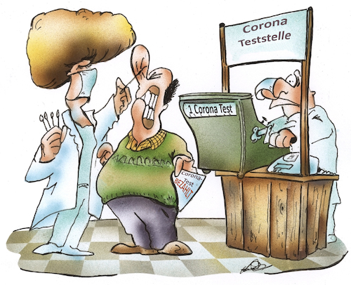 Cartoon: Coronateststelle (medium) by HSB-Cartoon tagged coronatest,teststelle,pcrtest,impfangebot,coronateststelle,pandemie,pandemiebekämpfung,covid19,karrikatur,schnelltest,karikatur,coronatest,teststelle,pcrtest,impfangebot,coronateststelle,pandemie,pandemiebekämpfung,covid19,karrikatur,schnelltest,karikatur