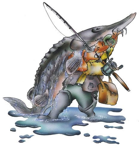 Cartoon: fishing (medium) by HSB-Cartoon tagged fish,fishing,angeln,angelsport,water,sea,hook,stör,beluga,fisch,fischen,angler,airbrush,airbrushzeichnung,airbrushmotiv,airbrushillustration,fish,fishing,angeln,angelsport,water,sea,hook,stör,beluga,fisch,fischen,angler,airbrush,airbrushzeichnung,airbrushmotiv,airbrushillustration