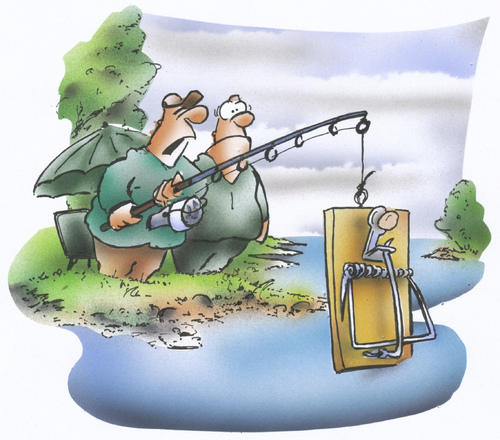 Cartoon: fishing technic (medium) by HSB-Cartoon tagged fish,fishing,fishingcartoon,bait,hook,fishhook,mousetrap,water,lake,sea,angeln,angelsport,angler,anglercartoon,mausefalle,airbrush,fish,fishing,fishingcartoon,bait,hook,fishhook,mousetrap,water,lake,sea,angeln,angelsport,angler,anglercartoon,mausefalle,airbrush