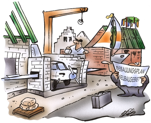 Cartoon: Garagenverbot (medium) by HSB-Cartoon tagged garage,stellplatz,autogarage,umnutzung,neubau,einfamilienhaus,garagenbau,fremdnutzung,baugenehmigung,garagenverbot,baustopp,neubaugebiet,neubausiedlung,bauarbeiten,hausbau,bauherr,bauamt,baubehörde,garage,stellplatz,autogarage,umnutzung,neubau,einfamilienhaus,garagenbau,fremdnutzung,baugenehmigung,garagenverbot,baustopp,neubaugebiet,neubausiedlung,bauarbeiten,hausbau,bauherr,bauamt,baubehörde