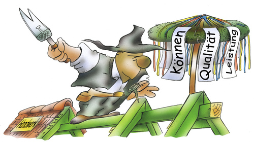 Cartoon: Handwerk (medium) by HSB-Cartoon tagged handwerk,handwerker,bauarbeiter,zimmermann,handwerkerkarikatur,cartoonmotiv,schreiner,dachdecker,baustelle,richtfest,richtkranz,werkzeug,hausbau,bauhandwerk,dachstuhl,häuslebauer,zimmermannskluft,baufertigstellung,karikaturist,karikatur,baubetreuer,architektur,handwerk,handwerker,bauarbeiter,zimmermann,handwerkerkarikatur,cartoonmotiv,schreiner,dachdecker,baustelle,richtfest,richtkranz,werkzeug,hausbau,bauhandwerk,dachstuhl,häuslebauer,zimmermannskluft,baufertigstellung,karikaturist,karikatur,baubetreuer,architektur