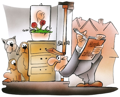 Cartoon: Hundezählung (medium) by HSB-Cartoon tagged abgabe,abgaben,airbrush,cartoon,frauchen,haustier,herrchen,hsb,hsbc,hsbcartoon,hund,hundehaltung,hundesteuer,hundezählung,karikatur,karrikatur,kontrolle,ordungsamt,steuer,steuereinnahme,steuerhinterziehung,tier,tiere,tierhaltung,verwaltung,zählen,zählung,animals,dog,dogs,abgabe,abgaben,airbrush,cartoon,frauchen,haustier,herrchen,hsb,hsbc,hsbcartoon,hund,hundehaltung,hundesteuer,hundezählung,karikatur,karrikatur,kontrolle,ordungsamt,steuer,steuereinnahme,steuerhinterziehung,tier,tiere,tierhaltung,verwaltung,zählen,zählung,animals,dog,dogs