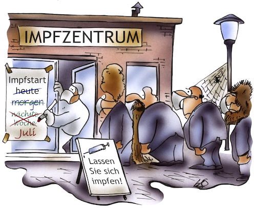 Cartoon: Impftermin (medium) by HSB-Cartoon tagged impfzentrum,impfen,lockdown,impfung,covidimpfung,pandemie,impftermin,terminvergabe,impfstoff,behörde,coronakrise,impfzentrum,impfen,lockdown,impfung,covidimpfung,pandemie,impftermin,terminvergabe,impfstoff,behörde,coronakrise