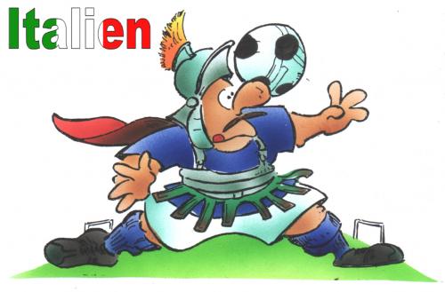 Cartoon: Italia (medium) by HSB-Cartoon tagged sports,em2008,football,sport,em,2008,fussball,land,schweiz,österreich,italien,gruppe c