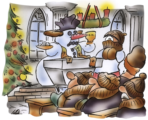 Cartoon: kalte Kirche (medium) by HSB-Cartoon tagged weihnachten,weihnachtsmesse,gottesdienst,heilig,abend,kirche,heizung,pastor,priester,altar,schneemann,katholisch,evangelisch,xmas,mette,gläubige,kirchenbesucher,energiesparen,heizkosten,weihnachten,weihnachtsmesse,gottesdienst,heilig,abend,kirche,heizung,pastor,priester,altar,schneemann,katholisch,evangelisch,xmas,mette,gläubige,kirchenbesucher,energiesparen,heizkosten