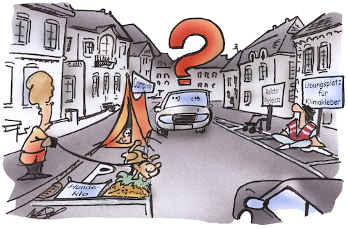 Cartoon: Parkplatzumnutzung (medium) by HSB-Cartoon tagged parkplatz,parken,auto,verkehr,klimakleber,hundewiese,straßen,umnutzung,parksituation,parkleitsystem,autoparkplatz,parkgebühren,innstadt,parkproblem,verwaltung,stadtentwicklung,gemeindeordnung,parkplatz,parken,auto,verkehr,klimakleber,hundewiese,straßen,umnutzung,parksituation,parkleitsystem,autoparkplatz,parkgebühren,innstadt,parkproblem,verwaltung,stadtentwicklung,gemeindeordnung