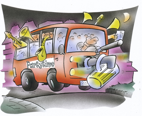 Cartoon: party bus (medium) by HSB-Cartoon tagged musik,beer,nachtbus,verkehr,bus,fete,feier,bier,party,party,feier,fete,bier,bus,verkehr,nachtbus,beer,musik