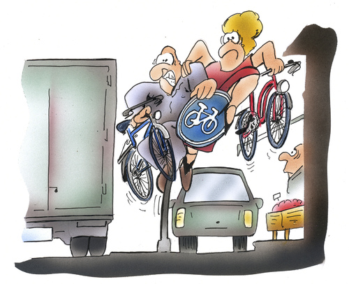 Cartoon: Radwege (medium) by HSB-Cartoon tagged radweg,radfahrer,radler,biker,fahrrad,fahrradweg,fahrradfahrer,strasse,verkehr,verkehrsituation,schwerverkehr,schwerlastverkehr,verkehrsplanung,karikatur,auto,autoverkehr,innenstadt,stadtverkehr,radweg,radfahrer,radler,biker,fahrrad,fahrradweg,fahrradfahrer,strasse,verkehr,verkehrsituation,schwerverkehr,schwerlastverkehr,verkehrsplanung,karikatur,auto,autoverkehr,innenstadt,stadtverkehr