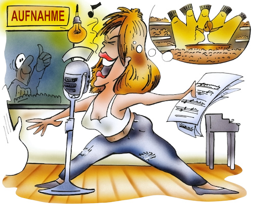 Cartoon: Schlagerstar (medium) by HSB-Cartoon tagged musik,schlager,schlagerstar,schlagersängerin,schlagersänger,tonstudio,musikaufnahme,mikrophon,musikstar,rampenlicht,show,showbühne,musikbühne,song,gesang,cartoon,cartoonist,cartoonzeichner,aufnahmestudio,musik,schlager,schlagerstar,schlagersängerin,schlagersänger,tonstudio,musikaufnahme,mikrophon,musikstar,rampenlicht,show,showbühne,musikbühne,song,gesang,cartoon,cartoonist,cartoonzeichner,aufnahmestudio