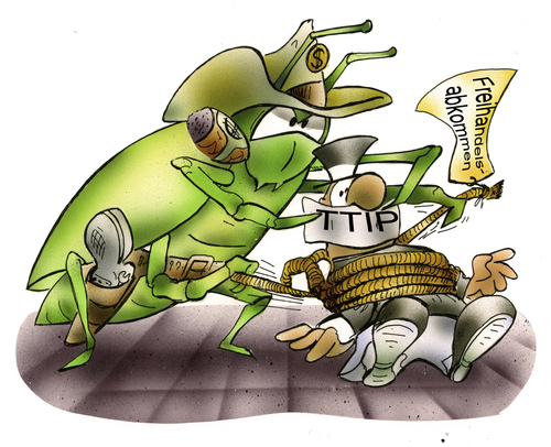 Cartoon: TTIP (medium) by HSB-Cartoon tagged ttip,freihandelsabkommen,usa,canada,deutschland,germany,politik,politiker,vertrag,kommune,verwaltung,heuschrecke,cowboy,fessel,international,karikatur,karikaturist,ttip,freihandelsabkommen,usa,canada,deutschland,germany,politik,politiker,vertrag,kommune,verwaltung,heuschrecke,cowboy,fessel,international,karikatur,karikaturist