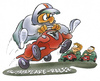 Cartoon: bobbycar racer (small) by HSB-Cartoon tagged play kids dad father bobbycar race racer sport speed kinder airbrush