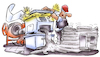 Cartoon: D3 Drucker (small) by HSB-Cartoon tagged d3,drucker,hausbau,handwerk,handwerker,drucken,beton,betonmischer,mischmaschine,kopierer,maurer,polier,bauunternehmer,architekt,architektur,baustoff,neubau