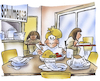 Cartoon: Mensaessen (small) by HSB-Cartoon tagged mensa,schulmensa,mensaesse,schulkantine,schulspeisung,mensaküche,mensakosten,mensagericht,kosten,rechnung,essen,kostgeld,schule,schüler,schulpause,übermittagsbetreuung,mahlzeit,schulmahlzeit,mensaraum,karikatur