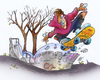 Cartoon: skater (small) by HSB-Cartoon tagged skater skateboard teens jugend skaterbahn halfpipe