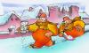 Cartoon: Streudienst (small) by HSB-Cartoon tagged winter,streudienst,stadt,schnee,frost,kälte,winterdienst