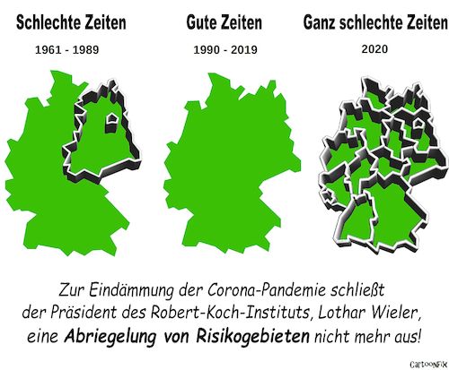 Cartoon: Gute Zeiten schlechte Zeiten... (medium) by Cartoonfix tagged deutschland,coronamaßnahmen,pandemie,coronapolitik,zeiten