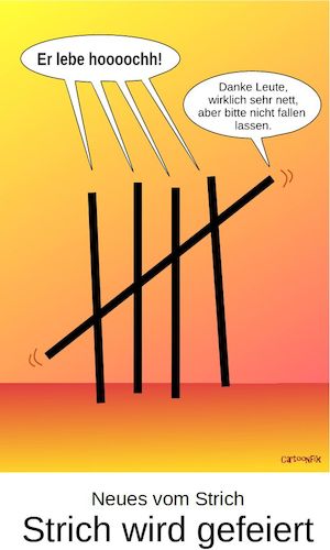 Cartoon: Neues vom Strich (medium) by Cartoonfix tagged neues,vom,strich