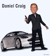 Cartoon: Daniel Craig (small) by Cartoonfix tagged daniel,craig,007,james,bond,caricature