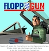 Cartoon: Flopp Gun (small) by Cartoonfix tagged bayern,katastrophenfall,corona,krise,markus,söder,top,gun,pose