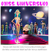 Cartoon: Miss Universum (small) by Cartoonfix tagged miss,universum,corona,maßnahmen,beschränkung