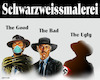 Cartoon: Schwarzweissmalerei (small) by Cartoonfix tagged berliner,covid,demo,schwarzweissmalerei,covidioten,nazis,unvernünftig