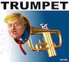 Cartoon: Trumpet (small) by Cartoonfix tagged trump,wahlen,2020