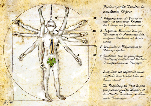 Cartoon: Homo Sapiens 2021- Korrektur (medium) by jakpet tagged corona,pandemie,mundschutz,ffpmasken,homeoffice,virus,gesundheitsämter,lockdown,kontaktverfolgung