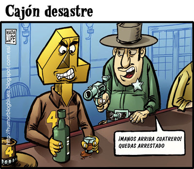 Cartoon: hands up!! (medium) by Wadalupe tagged western,cuatrero,sheriff
