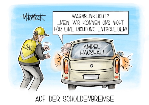 Auf der Schuldenbremse