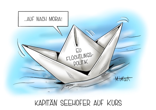 Cartoon: Auf nach Moria (medium) by Mirco Tomicek tagged moria,horst,seehofer,flüchtlinge,flüchtling,flüchtlingslager,lager,brand,feuer,zerstörung,minderjährige,deutschland,eu,flüchtlingspolitik,politik,rettung,aufnahme,aufnehmen,zuflucht,cartoon,karikatur,mirco,tomicek,moria,horst,seehofer,flüchtlinge,flüchtling,flüchtlingslager,lager,brand,feuer,zerstörung,minderjährige,deutschland,eu,flüchtlingspolitik,politik,rettung,aufnahme,aufnehmen,zuflucht,cartoon,karikatur,mirco,tomicek