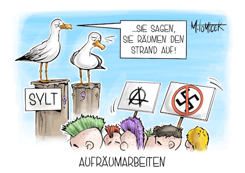 Aufräumarbeiten