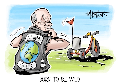 Cartoon: Born to be wild (medium) by Mirco Tomicek tagged erderwärmung,erwärmung,umwelt,g7,staaten,klimaklub,klimaclub,klima,club,klimaschutz,umweltschutz,umweltschützer,klimaschützer,schutz,natur,olaf,scholz,biker,born,to,be,wild,cartoon,karikatur,pressekarikatur,mirco,tomicek,erderwärmung,erwärmung,umwelt,g7,staaten,klimaklub,klimaclub,klima,club,klimaschutz,umweltschutz,umweltschützer,klimaschützer,schutz,natur,olaf,scholz,biker,born,to,be,wild,cartoon,karikatur,pressekarikatur,mirco,tomicek