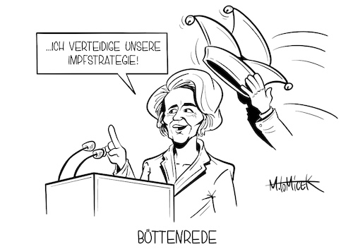 Cartoon: Büttenrede (medium) by Mirco Tomicek tagged ursula,von,der,leyen,impfstrategie,impf,impfung,impfstart,strategie,corona,covid19,virus,pandemie,lockdown,shutdown,versäumnisse,impfstoff,eu,astrazeneca,biontech,büttenrede,karneval,jeck,narrenkappe,cartoon,karikatur,pressekarikatur,mirco,tomicek,ursula,von,der,leyen,impfstrategie,impf,impfung,impfstart,strategie,corona,covid19,virus,pandemie,lockdown,shutdown,versäumnisse,impfstoff,eu,astrazeneca,biontech,büttenrede,karneval,jeck,narrenkappe,cartoon,karikatur,pressekarikatur,mirco,tomicek