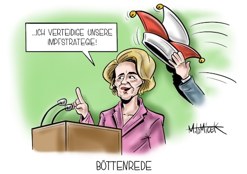 Cartoon: Büttenrede (medium) by Mirco Tomicek tagged ursula,von,der,leyen,impfstrategie,impf,impfung,impfstart,strategie,corona,covid19,virus,pandemie,lockdown,shutdown,versäumnisse,impfstoff,eu,astrazeneca,biontech,büttenrede,karneval,jeck,narrenkappe,cartoon,karikatur,pressekarikatur,mirco,tomicek,ursula,von,der,leyen,impfstrategie,impf,impfung,impfstart,strategie,corona,covid19,virus,pandemie,lockdown,shutdown,versäumnisse,impfstoff,eu,astrazeneca,biontech,büttenrede,karneval,jeck,narrenkappe,cartoon,karikatur,pressekarikatur,mirco,tomicek