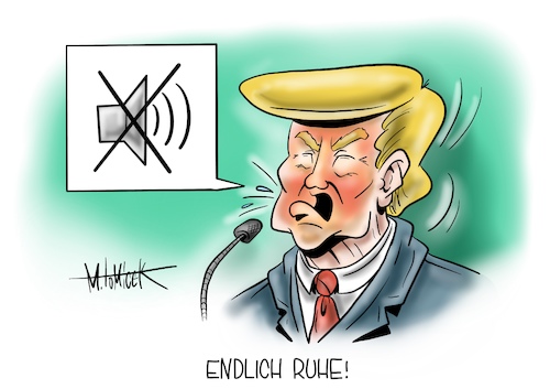 Cartoon: Endlich Ruhe! (medium) by Mirco Tomicek tagged donald,trump,joe,biden,wahlkampf,wahl,us,usa,amerika,präsident,präsidentschaftwahl,tv,debatte,fernsehen,farce,wort,wörter,duell,stumm,stummschaltknopf,stummschalten,muten,mute,mikrofon,mikrofone,mikro,cartoon,karikatur,pressekarikatur,mirco,tomicek,donald,trump,joe,biden,wahlkampf,wahl,us,usa,amerika,präsident,präsidentschaftwahl,tv,debatte,fernsehen,farce,wort,wörter,duell,stumm,stummschaltknopf,stummschalten,muten,mute,mikrofon,mikrofone,mikro,cartoon,karikatur,pressekarikatur,mirco,tomicek