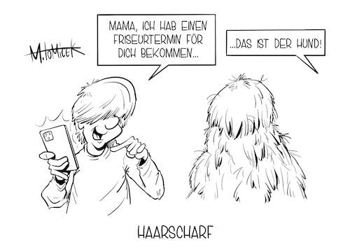 Cartoon: Haarscharf (medium) by Mirco Tomicek tagged lockdown,shutdown,corona,gipfel,angela,merkel,kita,kitas,schulen,schule,schüler,lehrer,friseur,friseure,friseurinnen,haarstudio,haare,hund,öffnen,öffnung,vorzeitig,beschlüsse,maßnahmen,verlängerung,covid19,friseurtermin,cartoon,karikatur,pressekarikatur,mirco,tomicek,lockdown,shutdown,corona,gipfel,angela,merkel,kita,kitas,schulen,schule,schüler,lehrer,friseur,friseure,friseurinnen,haarstudio,haare,hund,öffnen,öffnung,vorzeitig,beschlüsse,maßnahmen,verlängerung,covid19,friseurtermin,cartoon,karikatur,pressekarikatur,mirco,tomicek