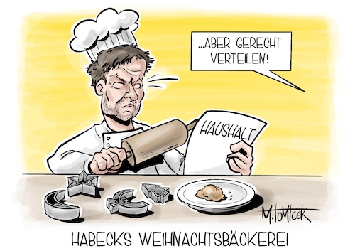 Cartoon: Habecks Weihnachtsbäckerei (medium) by Mirco Tomicek tagged robert,habeck,haushalt,urteil,haushaltsurteil,förderung,großprojekte,wirtschaft,umwelt,umweltschutz,milliarden,klima,transformationsfond,wirtschaftsprojekte,weihnachten,bäckerei,weihanchtsbäckerei,cartoon,karikatur,pressekarikatur,mirco,tomicek,robert,habeck,haushalt,urteil,haushaltsurteil,förderung,großprojekte,wirtschaft,umwelt,umweltschutz,milliarden,klima,transformationsfond,wirtschaftsprojekte,weihnachten,bäckerei,weihanchtsbäckerei,cartoon,karikatur,pressekarikatur,mirco,tomicek