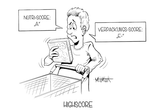 Cartoon: Highscore (medium) by Mirco Tomicek tagged nutriscore,nutri,score,kabinett,gesundheit,ernährung,essen,ungesund,gesund,gesundes,healthy,nahrung,nährstoffe,verpackung,plastik,plastikmüll,umweltverschmutzung,umwelt,natur,naturschutz,meere,ozean,cartoon,karikatur,mirco,tomicek,nutriscore,nutri,score,kabinett,gesundheit,ernährung,essen,ungesund,gesund,gesundes,healthy,nahrung,nährstoffe,verpackung,plastik,plastikmüll,umweltverschmutzung,umwelt,natur,naturschutz,meere,ozean,cartoon,karikatur,mirco,tomicek