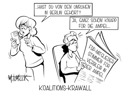 Koalitions-Krawall