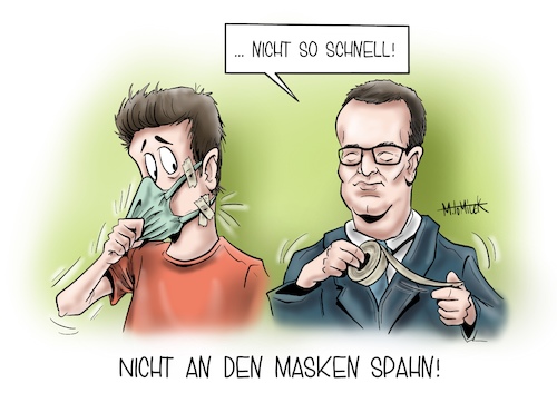 Cartoon: Maskenpflicht Lockerung? (medium) by Mirco Tomicek tagged corona,covid19,jens,spahn,masken,maskenpflicht,urlaub,coronawelle,welle,reisen,lockerung,gesundheit,gesundheitsministerium,virus,warnung,abschaffung,pflicht,karikatur,cartoon,mirco,tomicek,corona,covid19,jens,spahn,masken,maskenpflicht,urlaub,coronawelle,welle,reisen,lockerung,gesundheit,gesundheitsministerium,virus,warnung,abschaffung,pflicht,karikatur,cartoon,mirco,tomicek